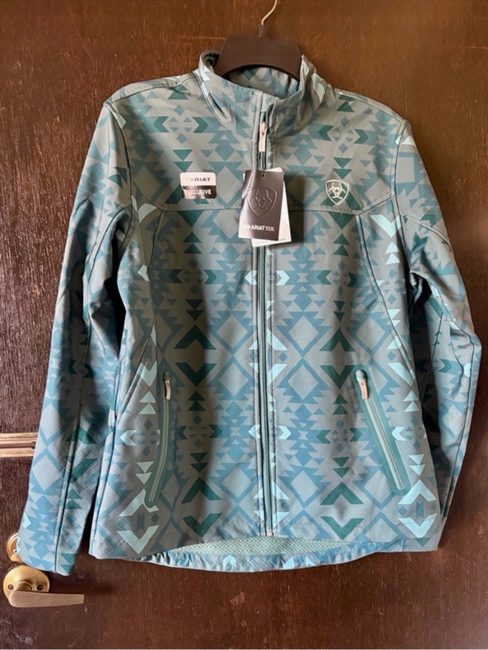 Ariat New Team softshell jacket pinewood green 10146488 size XL NWT - Picture 2 of 9